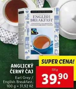 Lidl ANGLICKÝ ČERNÝ ČAJ, 125 g nabídka