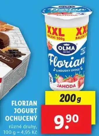 Lidl FLORIAN JOGURT OCHUCENÝ, 200 g nabídka