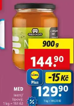 Lidl MED, 900 g nabídka