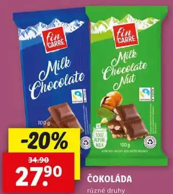 Lidl ČOKOLÁDA, 100 g nabídka