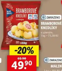 Lidl BRAMBOROVÉ KNEDLÍKY, 680 g nabídka