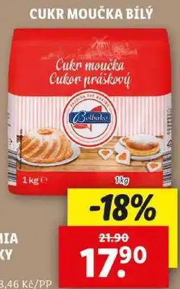 Lidl CUKR MOUČKA BÍLÝ, 1 kg nabídka