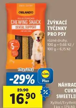 Lidl ŽVÝKACÍ TYČINKY PRO PSY, 175 g/275 g nabídka