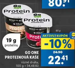 Lidl GO ONE PROTEINOVÁ KAŠE, 65 g nabídka