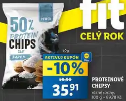 Lidl PROTEINOVÉ CHIPSY, 40 g nabídka