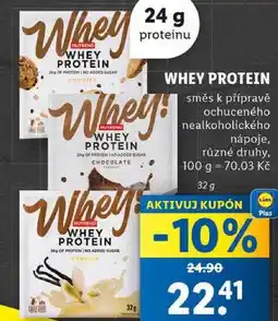 Lidl WHEY PROTEIN, 32 g nabídka