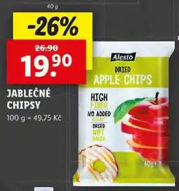 Lidl JABLEČNÉ CHIPSY, 40 g nabídka