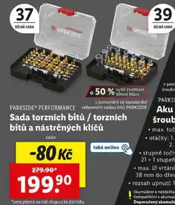 Lidl Sada torzních bitů/torzních bitů a nástrčných klíčů nabídka