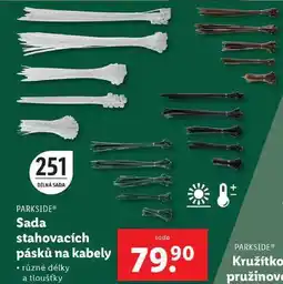 Lidl Sada stahovacích sada pásků na kabely nabídka