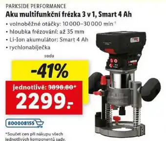 Lidl Aku multifunkční frézka 3 v 1, Smart 4 Ah nabídka