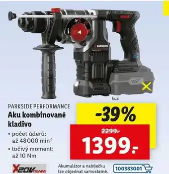 Lidl Aku kombinované kladivo nabídka