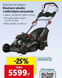 Lidl Benzínová sekačka s elektrickým startováním nabídka