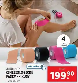 Lidl KINEZIOLOGICKÉ PÁSKY - 4 KUSY nabídka