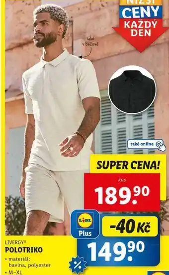 Lidl POLOTRIKO nabídka