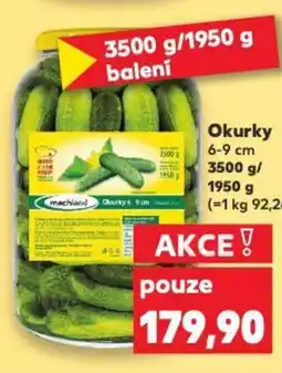 Kaufland Okurky nabídka