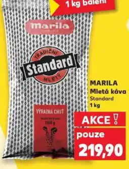 Kaufland MARILA Mletá káva Standard nabídka
