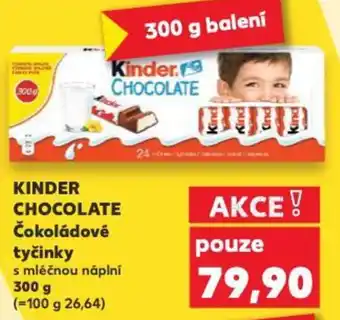 Kaufland KINDER CHOCOLATE Čokoládové tyčinky nabídka