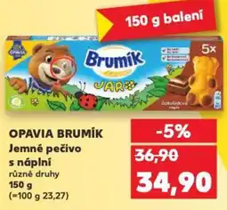 Kaufland OPAVIA BRUMÍK Jemné pečivo s náplní nabídka