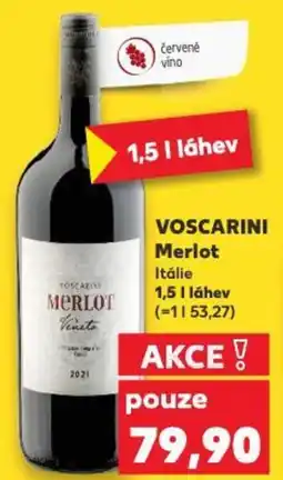 Kaufland VOSCARINI Merlot nabídka