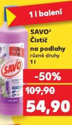 Kaufland SAVO² Čistič na podlahy nabídka