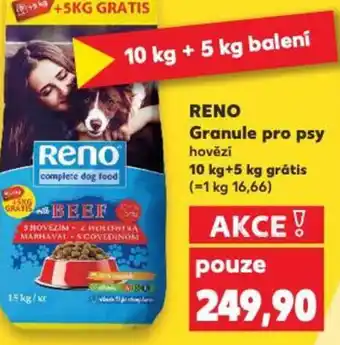 Kaufland RENO Granule pro psy nabídka