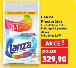 Kaufland LANZA Prací prášek nabídka