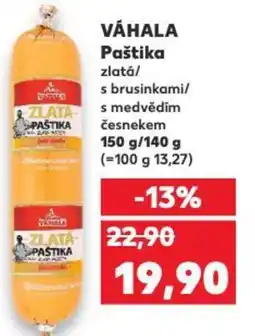 Kaufland VÁHALA Paštika nabídka