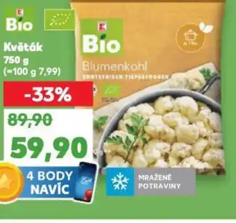 Kaufland Bio Kvetak nabídka