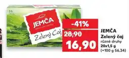 Kaufland JEMČA Zelený čaj nabídka