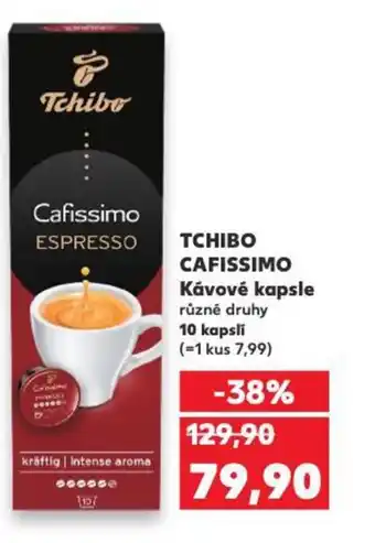 Kaufland TCHIBO Cafissimo Kávové kapsle nabídka