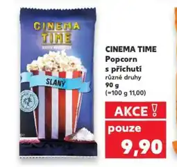 Kaufland CINEMA TIME Popcorn s příchutí nabídka