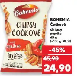 Kaufland BOHEMIA Čočkové chipsy nabídka