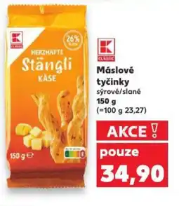 Kaufland Máslové tyčinky nabídka