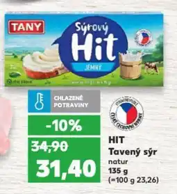 Kaufland TANY Hit Tavený sýr nabídka