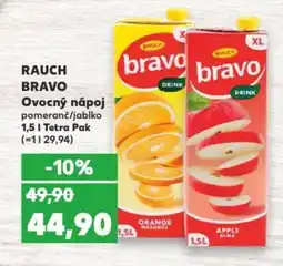 Kaufland RAUCH Bravo Ovocný nápoj nabídka