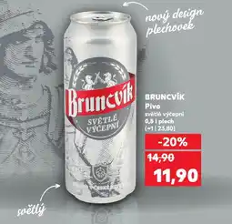 Kaufland BRUNCVÍK Pivo nabídka