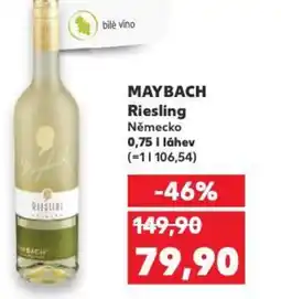 Kaufland MAYBACH Riesling nabídka