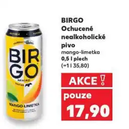 Kaufland BIRGO Ochucené nealkoholické pivo nabídka