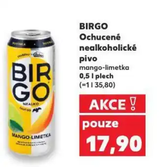 Kaufland BIRGO Ochucené nealkoholické pivo nabídka