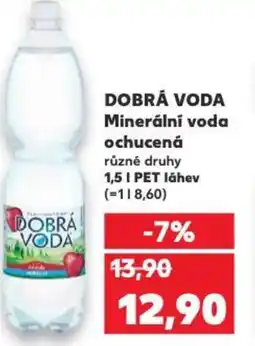 Kaufland DOBRÁ VODA Minerální voda ochucená nabídka