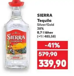 Kaufland SIERRA Tequila nabídka