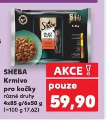 Kaufland SHEBA Krmivo pro kočky nabídka