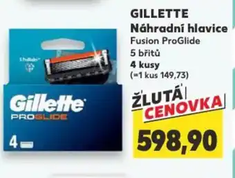 Kaufland GILLETTE Náhradní hlavice nabídka