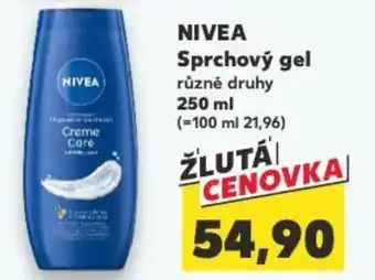 Kaufland NIVEA Sprchový gel nabídka