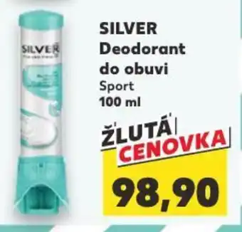 Kaufland SILVER Deodorant do obuvi nabídka