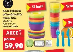 Kaufland Sada kelímků/ příborů/ talířů/ misek XXL nabídka