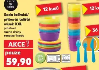 Kaufland Sada kelímků/ příborů/ talířů/ misek XXL nabídka