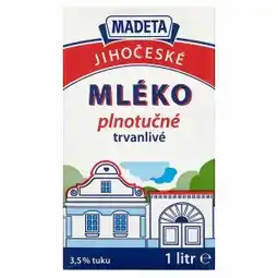 Trefa Madeta Jihočeské mléko plnotučné trvanlivé 1l nabídka