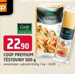 Trefa COOP PREMIUM TĚSTOVINY 500 g nabídka