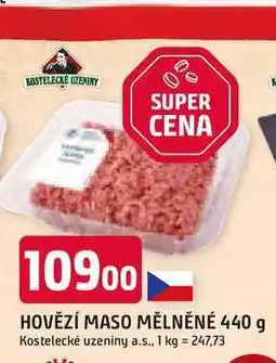 Trefa HOVĚZÍ MASO MĚLNĚNÉ 440 g nabídka